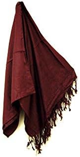 Pashmina Scarf Wrap Shawl Throw - Deepberry Maroon