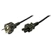 Produktbild LogiLink CP093 Power Cord, Schuko - C5, schwarz, 1.80m