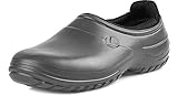  Ladeheid Damen und Herren leichte Eva Clogs Gartenclogs Gartenschuhe KL040S (Graphite, 42)