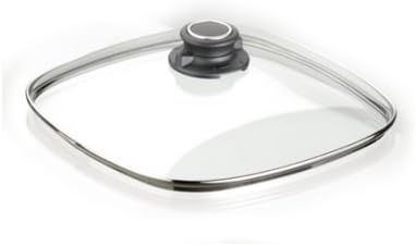 oven proof safety glass lid 26 cm with Stainless Steel Ring on all standard Shapes