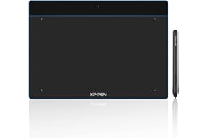XP-PEN Tavoletta Grafica Deco Fun L, 8192 Livelli Pressione Penna Senza Batteria Stilo Tavolette Grafiche Adatta Disegno l'Home l'E-Learning, Compatibile Chromebook OS 88