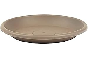 greemotion Round Pot Saucers Mira 29cm - UV and Frost Proof Plant Saucer to be Paired with "Fiona" Garden Pot Series - Plastic Flower Pot Saucers