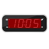 uhren testsieger 【Portable und energieeffizientes Design】 Die digitale Uhr ist geeignet, um am Bett, Schreibtisch, Küche oder überall zu platzieren. Wo auch immer Sie sind, diese Uhr ist auf jeden Fall ein guter Freund, der Sie begleitet. Es wird nicht die Zeit verpassen, wenn Sie auf Arbeit, Schule, Reisen, Treffen oder einer Verabredung sind.