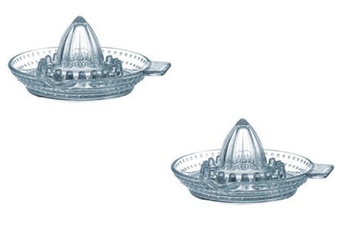 2 x Luminarc Glas Zitronenpresse Zitruspresse Saftpresse 12 cm