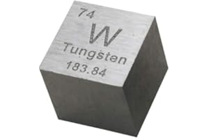 Universal Star Listing Tungsten Metal Cube. 10mm 1cm Density Tungsten Cube 99.95% Pure
