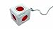 Produktbild Segula 50450 Tischsteckdose Powercube Extended 1.5 m, rot