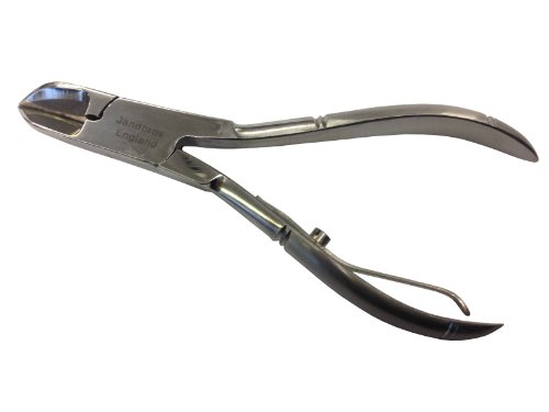 Nail Nippers CutterS. 4'' Solid Stainless Steel/ TOE INGROWN Nail Clippers CE04