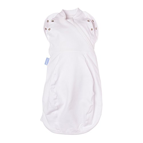 Gro Snug 2 in 1 Swaddle & Grobag - Pure White (Cosy Version)