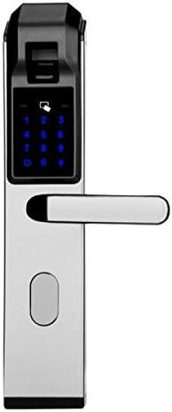 Security, Fingerprint Lock, Smart, Fingerprint Password Lock, Sensor IC Card, Home, Electronic Locks, Office,LightSilver-OneSize