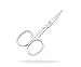 Classica 3.5 inch Fully Left Hand Curved Traditional Carbon Steel Nickel Plated Nail Scissors
