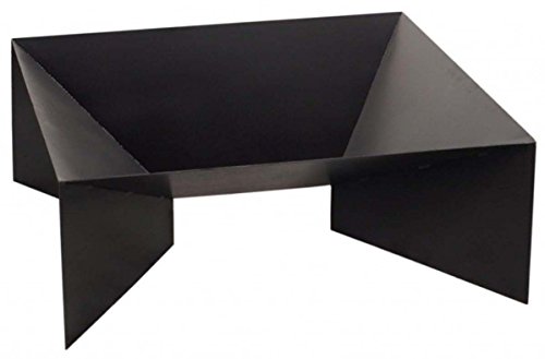FARMCOOK Feuerschale PAN-2 schwarz lackiert in drei Größen (80x80x30 cm)