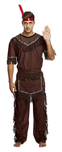 Henbrandt - Disfraz de india para hombre (U36109)
