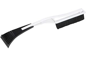 OHNE MARKENNAME Eiskratzer aus Kunststoff mit abnehmbaren Kratzer und Besen
