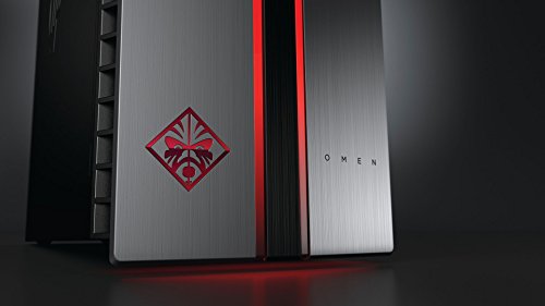 OMEN by HP (870-155ng) Gaming Desktop PC (Intel Core i7-6700, 16 GB RAM, 256 GB SSD, 1 TB HDD, NVIDIA GeForce GTX 1070, Windows 10 Home 64) Metall Optik - 4