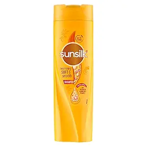 Sunsilk Nourishing Soft & Smooth Shampoo With Egg Protein, Almond Oil &Vitamin C For 2X Smoother and Softer Hair, 360 ml