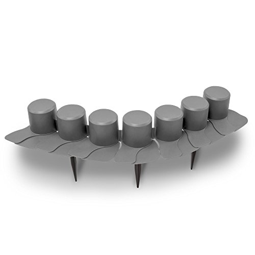 Palisade Grau mit Kante 4,05 m