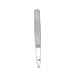 Pinkiou Hair Removal Eyebrow Tweezers Straight Tip Tweezers Stainless Steel for Women (Silver)