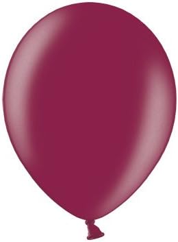 Puffin Balloons 12 inch Metallic Burgundy 25 pack