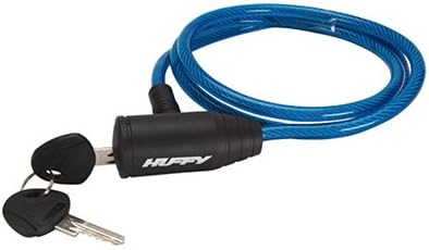 HUFFY BICYCLES - Bicycle Lock, Cable, Blue Translucent