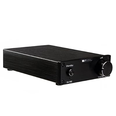 S.M.S.L SMSL SA-98E Amplificateur de puissance 2x120W, TDA7498E, classe T Digital voiture Amp avec Power Adapter, par Grandview (Noir)