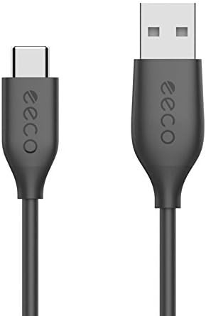 eeco USB-C Cable, USB Type C to USB 2.0 Fast Charging Cable 1m(3ft) for Samsung Galaxy S8/S8 Plus, LG G5/G6, MacBook, Nexus 5X/6P, Pixel, Nintendo Switch and more(Black)