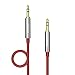 Produktbild Anker 3.5 mm Hochwertiges Audio Kabel (1.2m) AUX Kabel für Kopfhörer, iPods, iPhones, iPads, Stereoanlage, Autoradio und mehr (Rot)