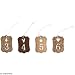 Produktbild Rayher Holz Adventskalender-Anhänger 1-24, Diverse, Weiß 1.37 x 1.27 x 0.18 cm