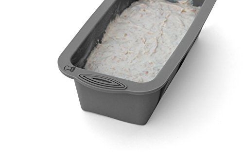 BackeFix – die moderne Brotform für Ihre Bedürfnisse | die antihaftende Kastenform, backen ohne Einfetten – für 500g | Perfekt für den Ofen- sowie Mikrowellenberreich | Flexible Silikon Brot-Backform, Kuchenform, Brotkasten, Spühlmaschinenfest, Antihaft-Beschichtung | Backform (außen: 26cm x 13cm x 8cm; 1,2 Liter) | 2 Jahre Garantie - 6