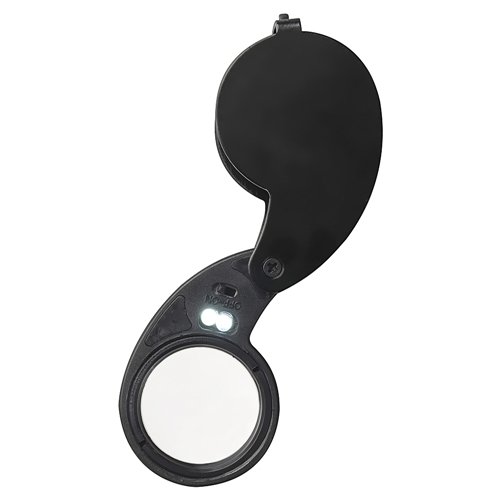 Lupe 40 Fach Linse Objektiv 25mm mit LED Licht für Juwelier Briefmarke Schmuck - 3