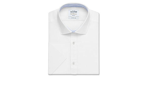 T.M.Lewin Men's Suit Shirt Cotton Linen 
