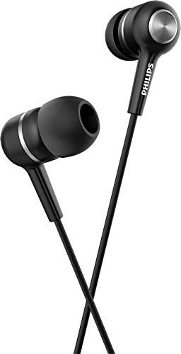 Philips SHE1505BK/94 Upbeat Earphones with Mic (Black)