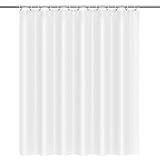 Htovila Duschvorhang Wasserdicht Anti-Schimmel mit 12 Duschvorhangringe aus PEVA 180x180 CM Weiß