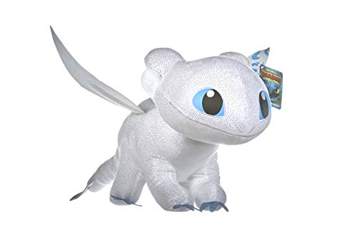 dreamworks - 12432 - Peluche - Train Your Dragon 3 Light Fury - Fonctionnalités Sombres - 60 cm