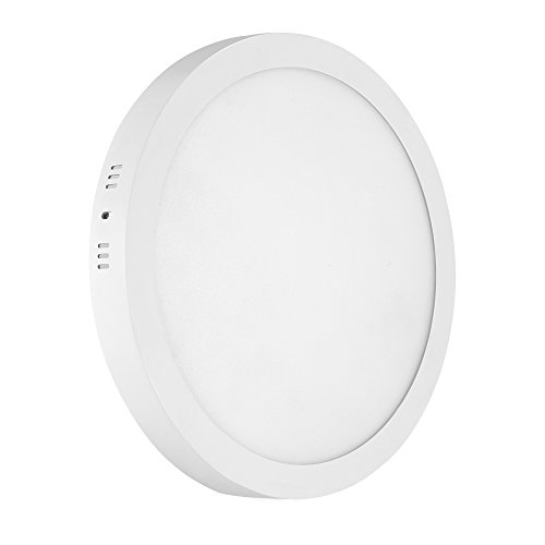 yuanline dalle LED pannello quadrato 6 W 12 W 18 W 24 W Lampada LED Plafoniera dalle luminosa alta luminosità basso consumo di energia per sala da pranzo salotto ufficio negozio résidence etc, bianco, 18 W