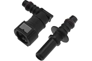 Taicols 2pcs 55.5mmx23.5mm, Connecteur de Ligne de Carburant Voiture Ligne de Carburant Tuyau Connecteur de Tuyau de Carburant Coude Femelle
