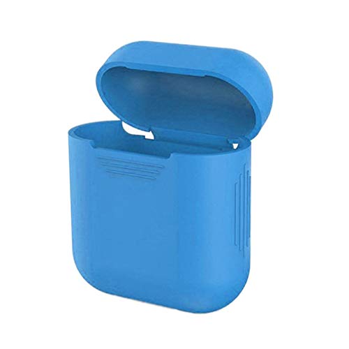 Preisvergleich Produktbild Wasserdicht Silikonh¨¹lle f¨¹r Airpods Protective Schutzh¨¹lle aus Silikon-Haut-Schutz f¨¹r Airpods mit Haken Regard