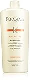 Con un volumen de 1 litro Kerastase Nutritive Bain Satin 2 1000ml Mujeres Profesional Champú - Champues (Mujeres, Profesional, Champú, Cabello seco, Sensitive hair, 1000 ml, Anti-frizz, Hidratante, Nutrición, Suavizar)