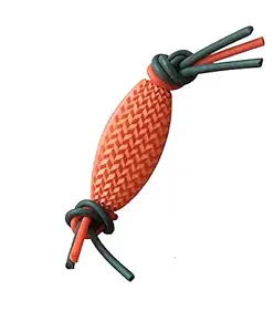 PSK PET MART Puppy Dog Chew Toys for Aggressive Chewers Dental Teething Cleaning [Non-Toxic Soft Natural TPR & Foam Made Rubber String Chew Toys], Chew Toy, Puppy Teething Toy, (Dumble Shape)