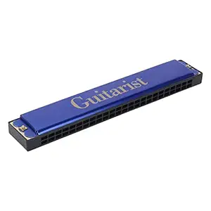 GUITARIST BLUE GT-24 Mouth Organ Harmonica 48 holes For Children