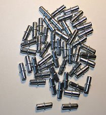 Preisvergleich Produktbild 100 Stück Duplo Bodenträger 5 mm Eisen vernickelt