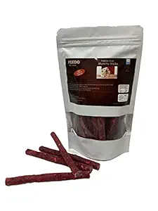 FEEDO Munchy Sticks for Dogs Mutton Flavor Bark Chew Stick Pet Food Dental Treat Munchies for All Breed Dogs Snacks (250grams)