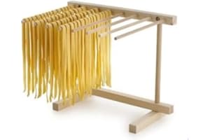 QIK BUY Spaghetti Drying Rack Stand Dryer Italian Style Pasta Collapsible Wooden