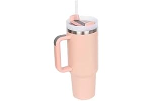 Besot 40oz Adventure quencher tumbler avec poignée et paille MOQ tasse de voyage sans bpa en acier inoxydable 304 (rose)