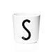 Produktbild Kumkey Buchstaben Becher Kinder Baby Trinkbecher Becher Einfacher Stil Tasse 300ml Kaffeetasse Teetasse Kaffeebecher Sukkulenten Pflanzen Topf Multifunktional Becher Ohne Griff (S)
