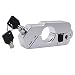 Produktbild LnLyin Aluminiumlegierung Sicherheitsschloss Lenker Gasgriffschloss Sicherheit Roller Motorrad Motorrad Lenker Gasgriffschloss für Fahrrad Roller Moped und ATV, Silber