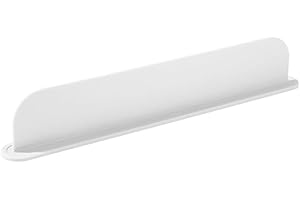 ELCHUIABY Reusable Silicone Sink Splashback Dishwashing Stopper Kitchen Splashback Sink Stopper Countertop Protector(white)