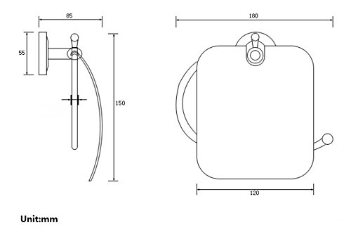 Bad Handtuchhalter/Europäische Toilettenpapier Handtuchhalter/ rustikale Toilettenpapierhalter/Fach-B - 2