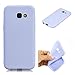 Produktbild Misstars Silikon Hülle für Samsung Galaxy A5 2017, Soft Flex TPU Case im Candy Design Ultra Dünn Schutzhülle Matt Weich Handyhülle Anti-Stoß Kratzfeste für Samsung Galaxy A5 (2017) SM-A520F, Lila