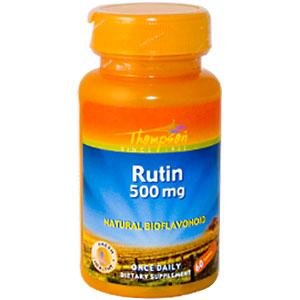 Preisvergleich Produktbild Thompson Rutin 500mg 60T 60 Tablets by Thompson