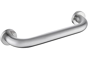 Decaura maniglia doccia bagno per anziani, disabili, donne incinte e bambini, maniglione doccia in doccia, vasca da bagno, WC, scale in acciaio inox 300mm (1 pezzo)